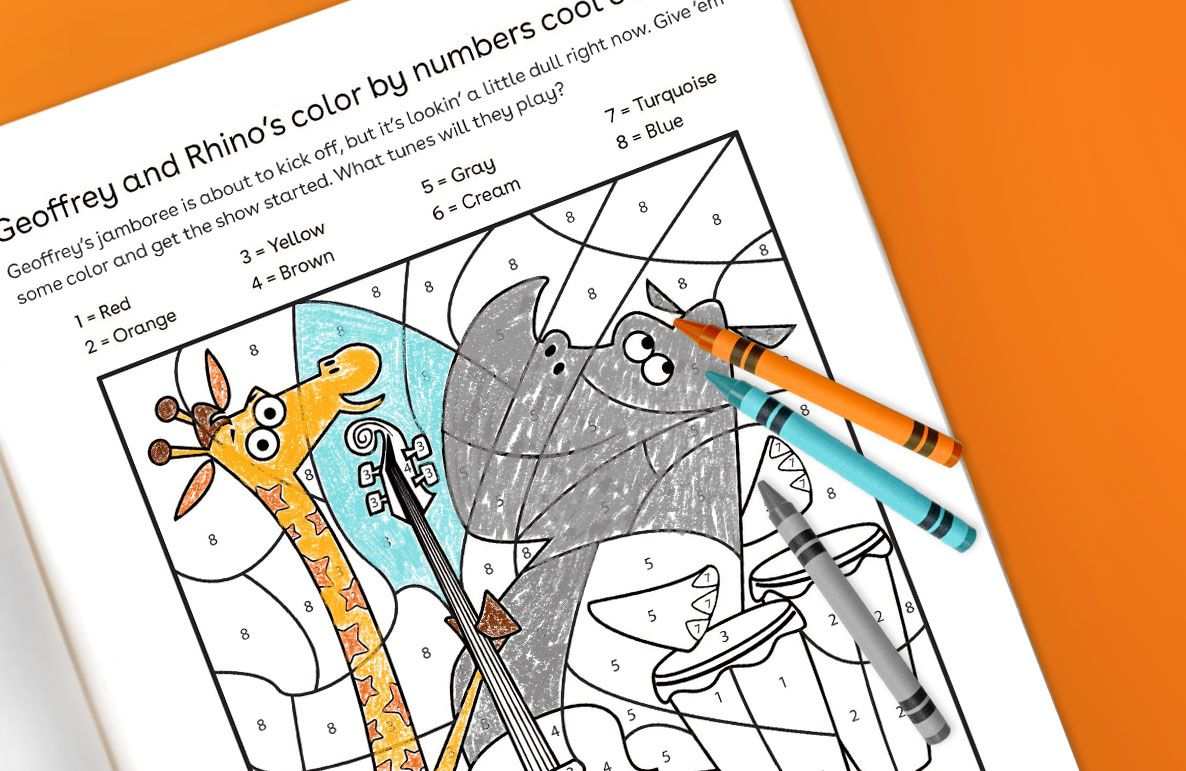 Geoffrey and Rhino’s colour by numbers cool concert