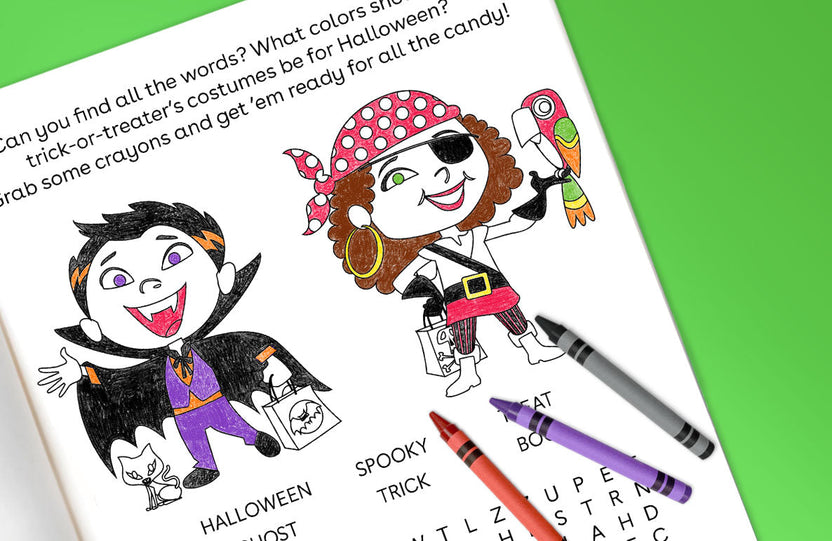 Hauntingly Fun Word Search and Colouring Sheet – Toysrus UK