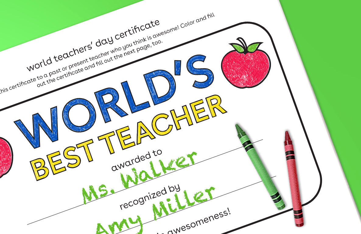 Teacher Appreciation Certificate